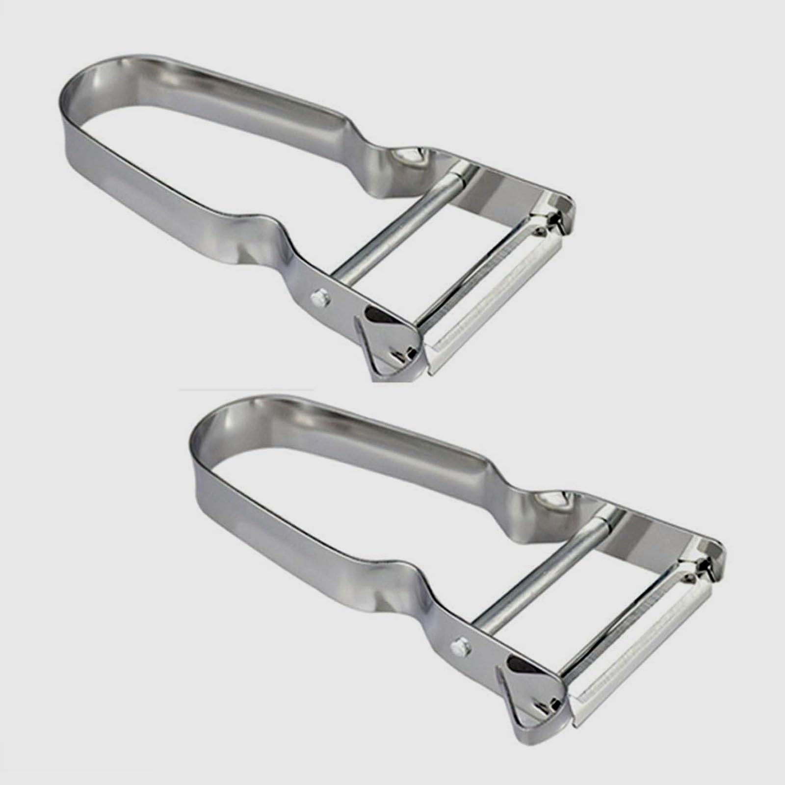 2 Pcs Peelerz, Stainless Steel Potato Peeler, Peeler Set for Kitchen Veggies