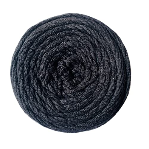 Image of Crochet Now 100% Cotton Yarn 8 Ply (100 Grams) goes with 5-6mm Hooks (Black)
