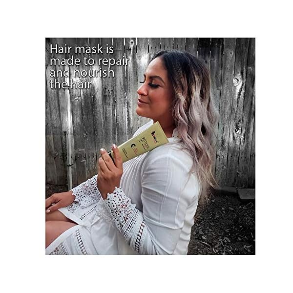 Kalive-2Style-Hair-Mask-8-Oz-Repair-Hydrate-Deep-Moisturizer-Conditioner-for-Dry-Damaged-Hair-Made-with-Keratin-Collagen-and-Wheat-Germ KALIVE Hair Mask for Deep Hydration & Repair - 8 oz. Keratin, Collagen & Wheat Germ - Hair Care Products for Dry, Damaged Hair.
