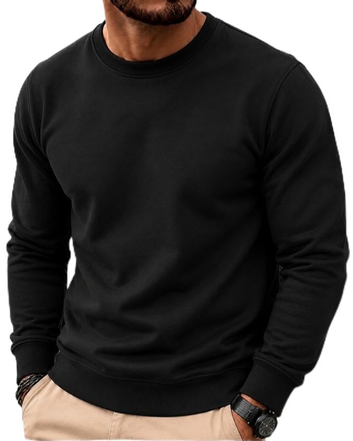 t.n.x Mens Cotton Round Neck Sweatshirt-picture-15