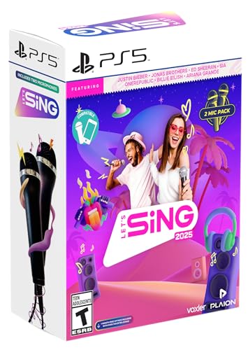 Let's Sing 2025 (2 mic bundle) - PlayStation 5