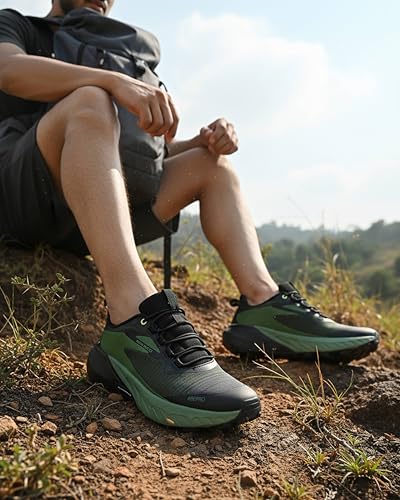 Image of Bacca Bucci TrekZON Men's Outdoor Trekking & Trail Running Shoes with AllTerraX Grip Outsole | #BePro Series