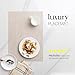 LEXMORE Placemats Set of 6 Vinyl/Plastic Woven Place Mats for Kitchen Table Indoor/Outdoor Washable Placemat Wipeable Dining Table Mats(Beige)