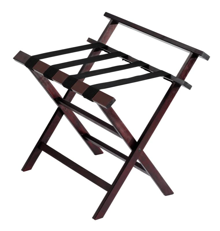 HEMDI Wooden Suitcase Luggage Rack with Shelf for Hotel and Guest Room (68.58 Lx 43.18 W x 58.42H cm) (Design 8) HEMDI Wooden Suitcase Luggage Rack with Shelf for Hotel and Guest Room (68.58 Lx 43.18 W x 58.42H cm) (Design 8)