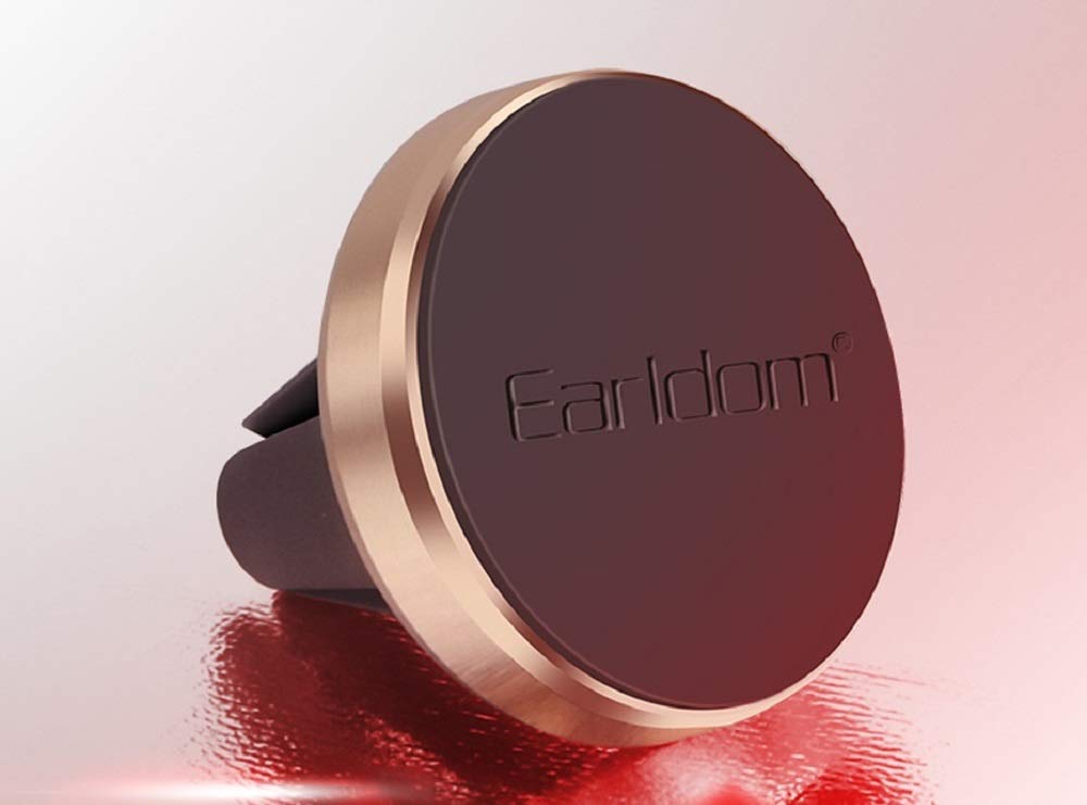 EarldomCar Phone Mount Holder Magnetic Air Vent Cradle for mobile iPhone11 XR XS Max X 8 7 6s Plus Moto G6 Samsung S9 S8 Huawei P20 Pro for LG HTC Sony Google and Other Smartphones and GPS