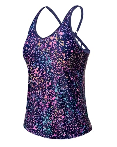Image of Yonique Womens Tankini Top Only Athletic Swim Top Modest Tankini Swimsuit No Bottom
