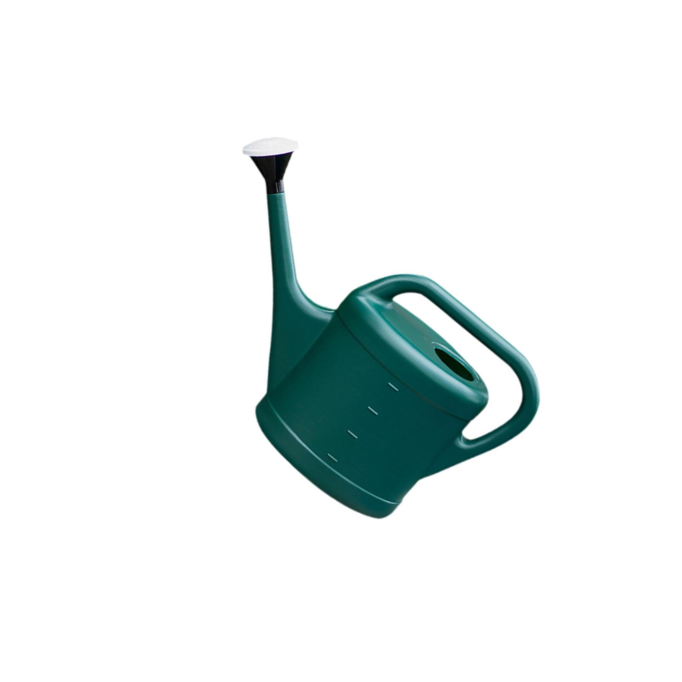 QIXCXAZ Ergonomic Watering Can Garden Lightweight Comfortable Handle Long Spout Leakproof Plants And Flowers More Convenient For Receiving Water. Vegetable, Green, 5L