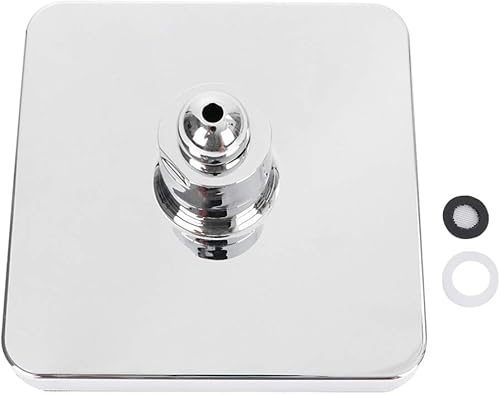 DOITOOL Cabezal de ducha de lluvia que cambia de color, cabezal de ducha de lluvia de 6 pulgadas, rociador de ducha cuadrado LED para baño, ducha,