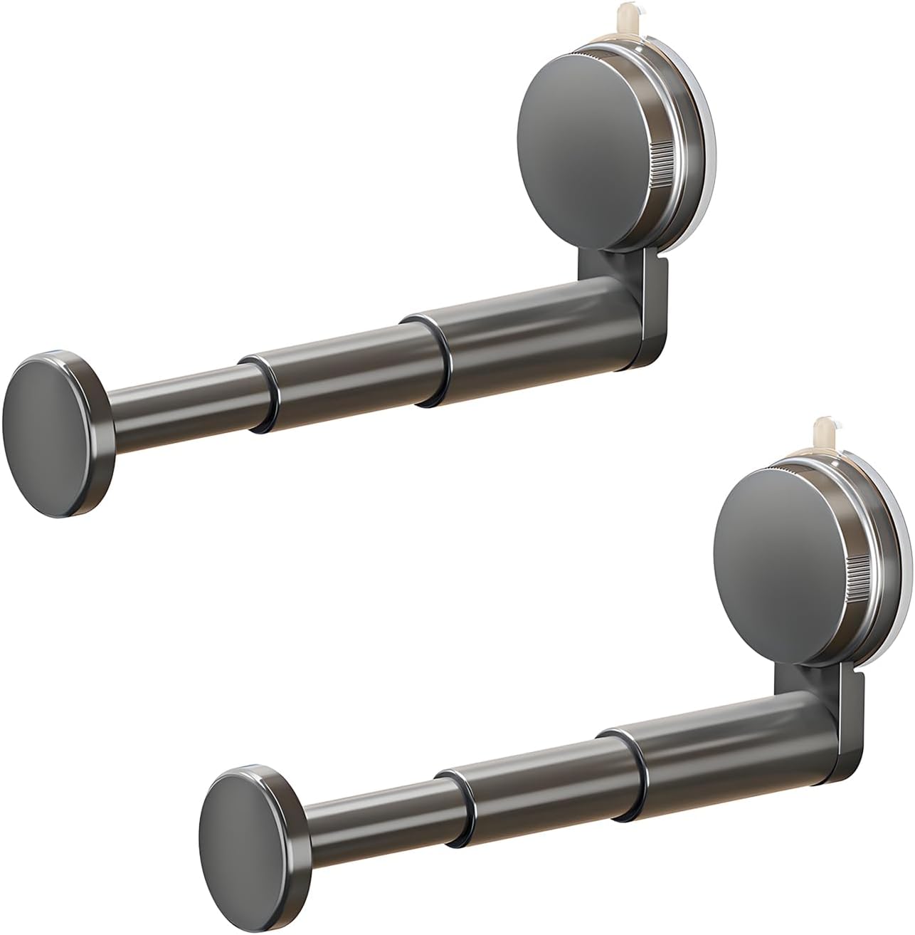 Clother – Percha retráctil para ahorrar espacio, organizador de almacenamiento sin taladrar en el cuarto de servicio