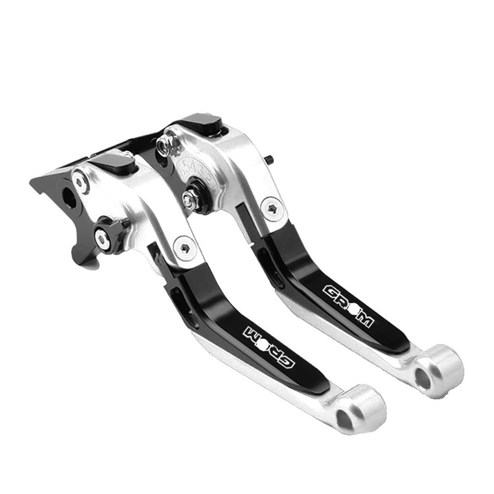 Vhhdsshso A1 Motorcycle Clutch Brake Lever Adjustable Handle Levers For Ho&Nda Grom Msx125 2014-2023 Motorcycle Extendable Brake Clutch Set Accessories