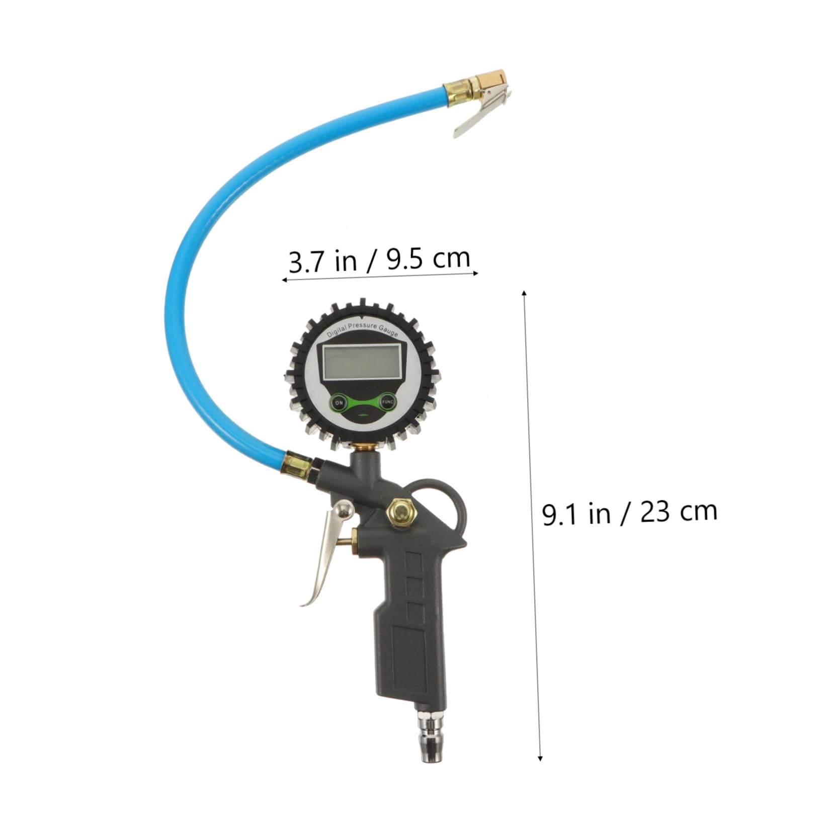 Alipis Manomètre Pression Pneus Précis Jauge de Gonflage Auto Portable Instrument et Compact pour Mesure Pneumatique Voiture