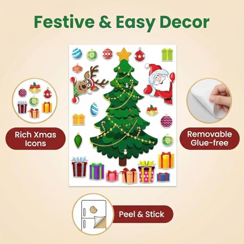 Árbol de Navidad Magnético para Refrigerador 11in miniatura 3