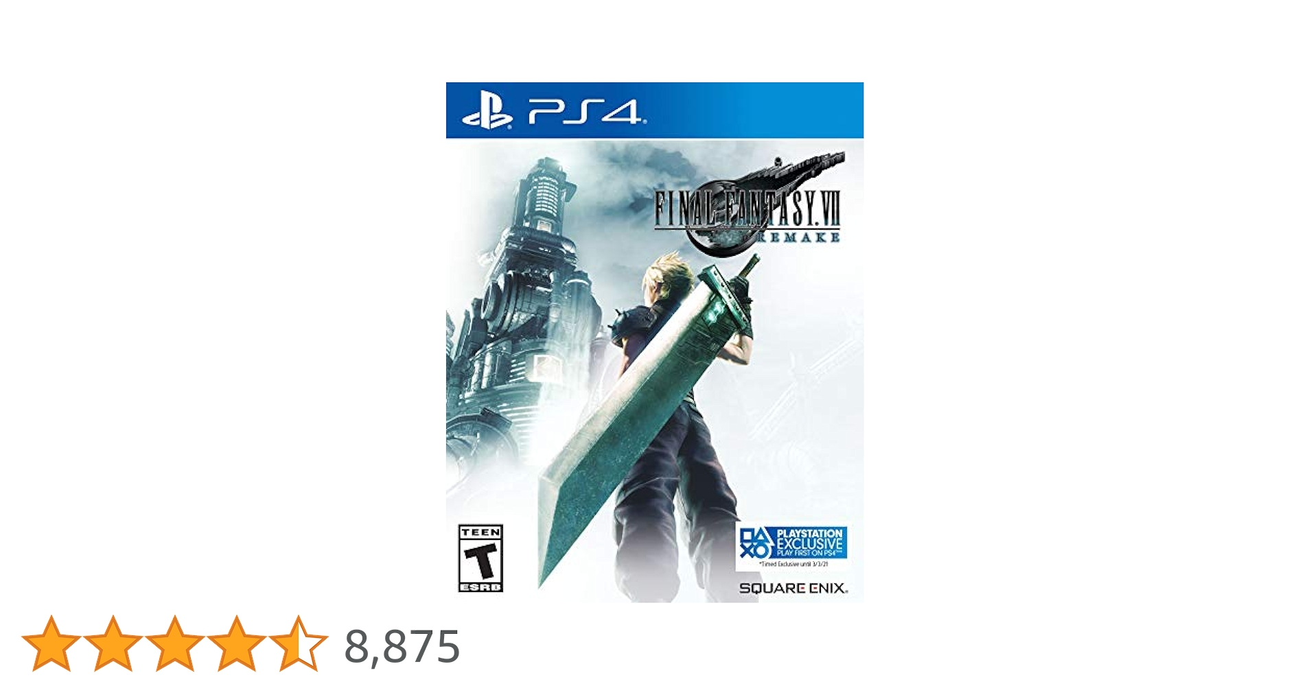 Amazon.co.jp: Final Fantasy VII: Remake(輸入版:北米)- PS4