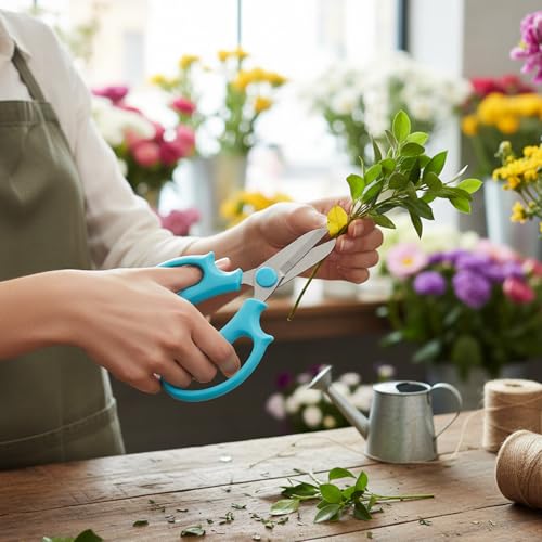 Set de 15 tijeras para flores acero inoxidable miniatura 6