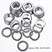 Mudder 50 Pieces Aluminum Engine Oil Crush Washers 14 mm Drain Plug Gaskets (Compatible with Honda OEM 94109-14000 Civic Part)