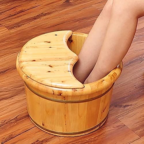 Spá de pies de madera para baño y masaje miniatura 3