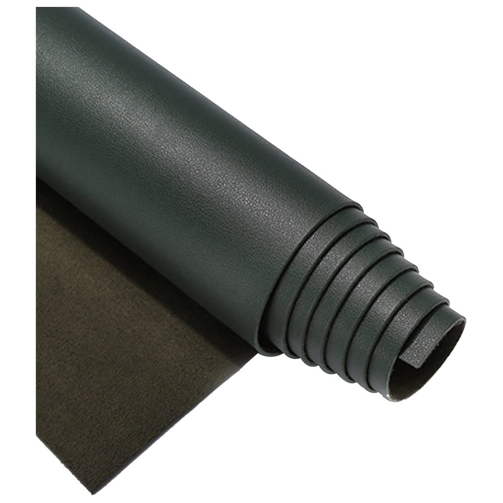 Sztuczna skóra tkanina tapicerska Meble Sofa Krzesło Samochody Torby Rzemiosło Łuk Kolczyki Materiał do szycia DIY Zrób rzemiosło 138 cm, sprzedawane na metry (Zielony, 1,38 x 5 m)