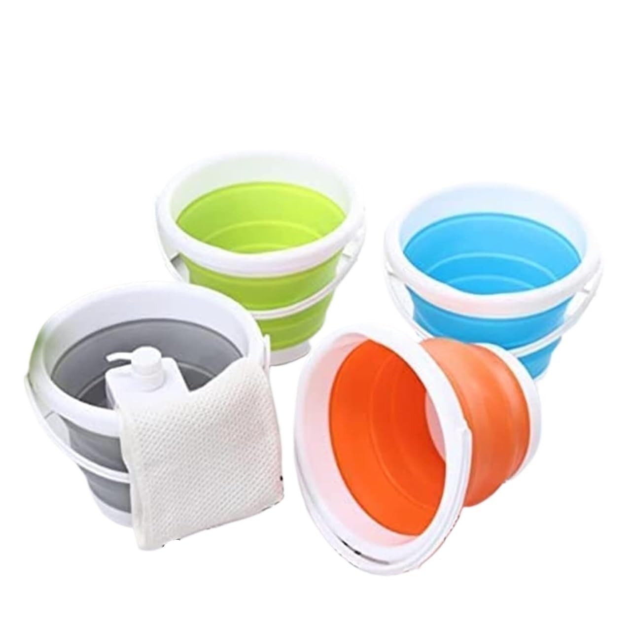 Cubo de pesca plegable