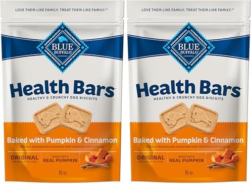 Blue Buffalo Health Bars Crunchy Dog Biscuits, Oven-Baked with Na...