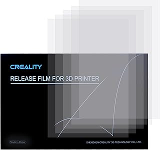 Creality FEP Film Release Films Resin Fep Sheet Replacement for Creality Halot Mage Pro Halot-Mage and Other 10 Inch LCD SLA DLP 3D Printer 286 x 198 x 0.15mm (5 PCS)