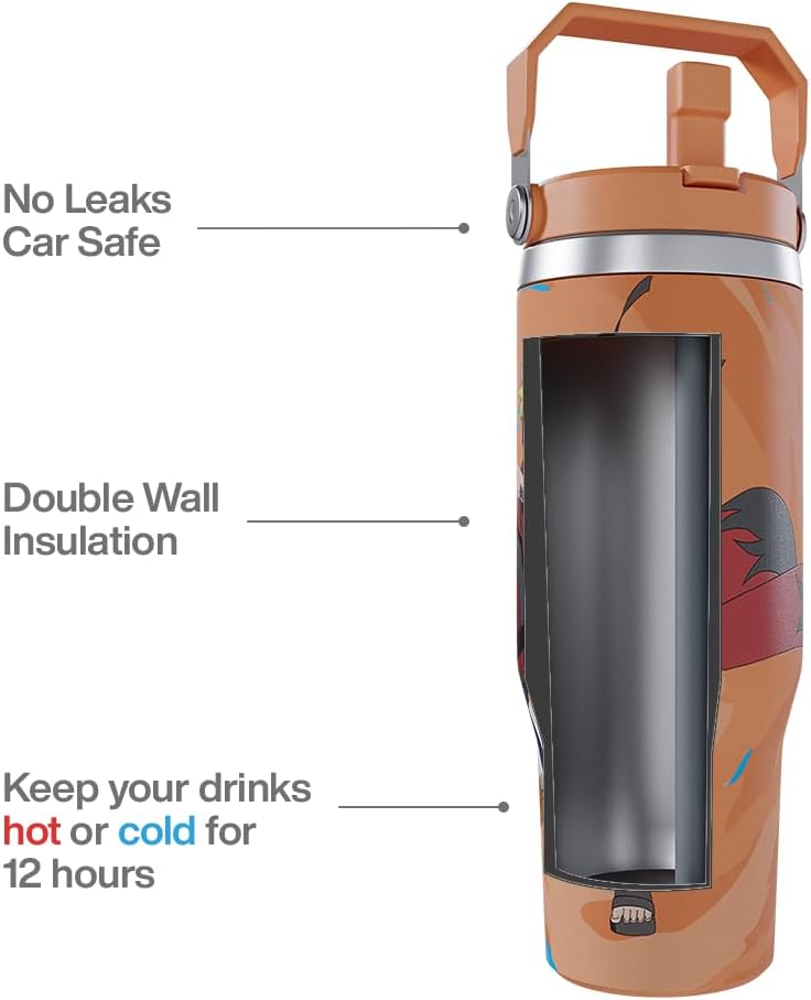 Team Liquid Naruto Tumbler with Lid, 30 Oz Water Cup, Vacuum Insulated, Anime Water Bottle, Reusable Insulated Stainless Steel tumbler for Water, Iced Tea or Coffee - Image 3