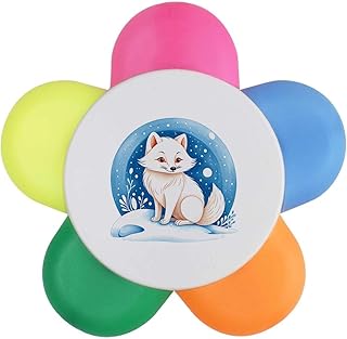 Azeeda 'Arctic Fox on Snowy Hill' Flower Shap...