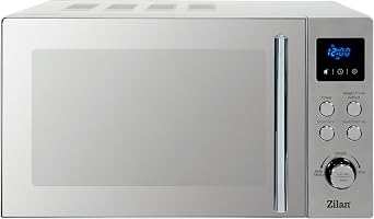 ZLN1238 Digital Microwave Oven | 20L | 700W Power | 6 Power Levels | Defrosting | Stainless Steel