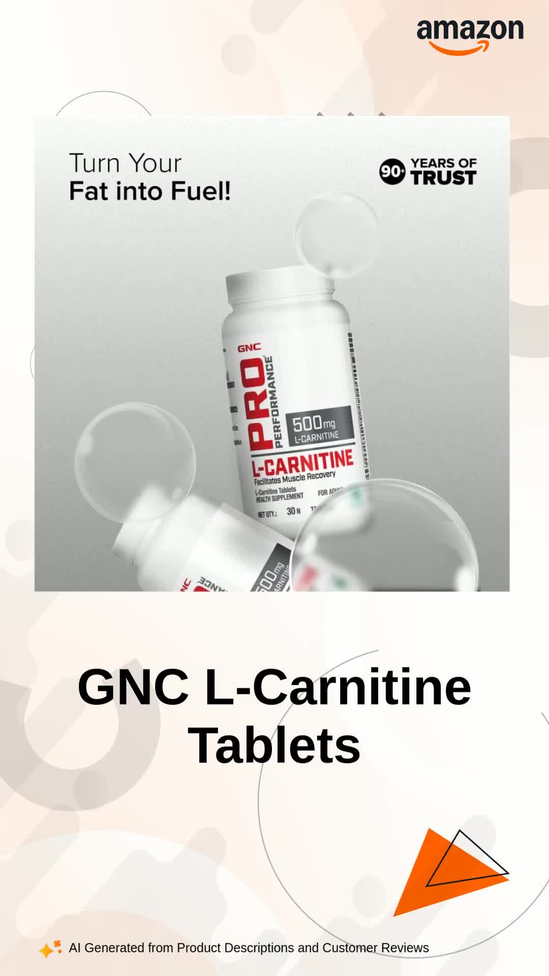l carnitine gnc pro performance GNC Pro Performance L-Carnitine 500mg for Muscle Recovery | Tablet: Buy  bottle of 60.0 tablets at best price in India