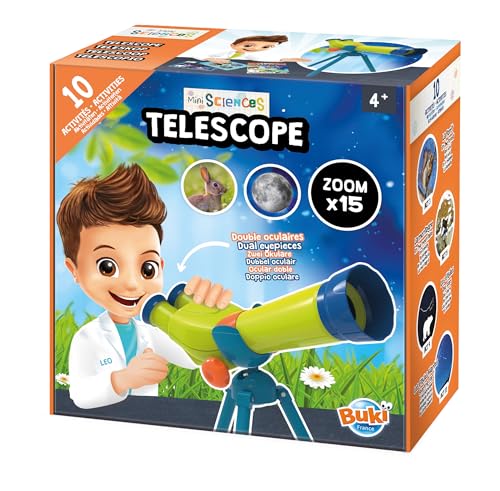 Buki Piccolo Scienziato-Telescopio, Multicolore, Small, 9004