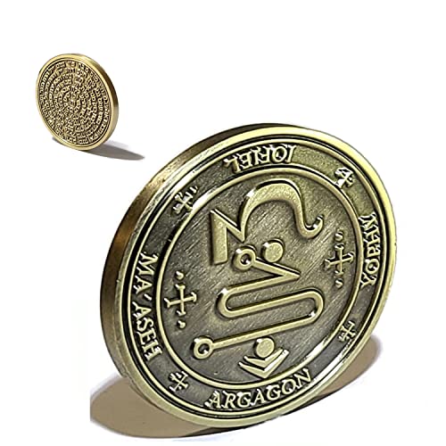 The Archangel Jophiel + 72 Names of God Kabbalah King Solomon Coin Seal Talisman