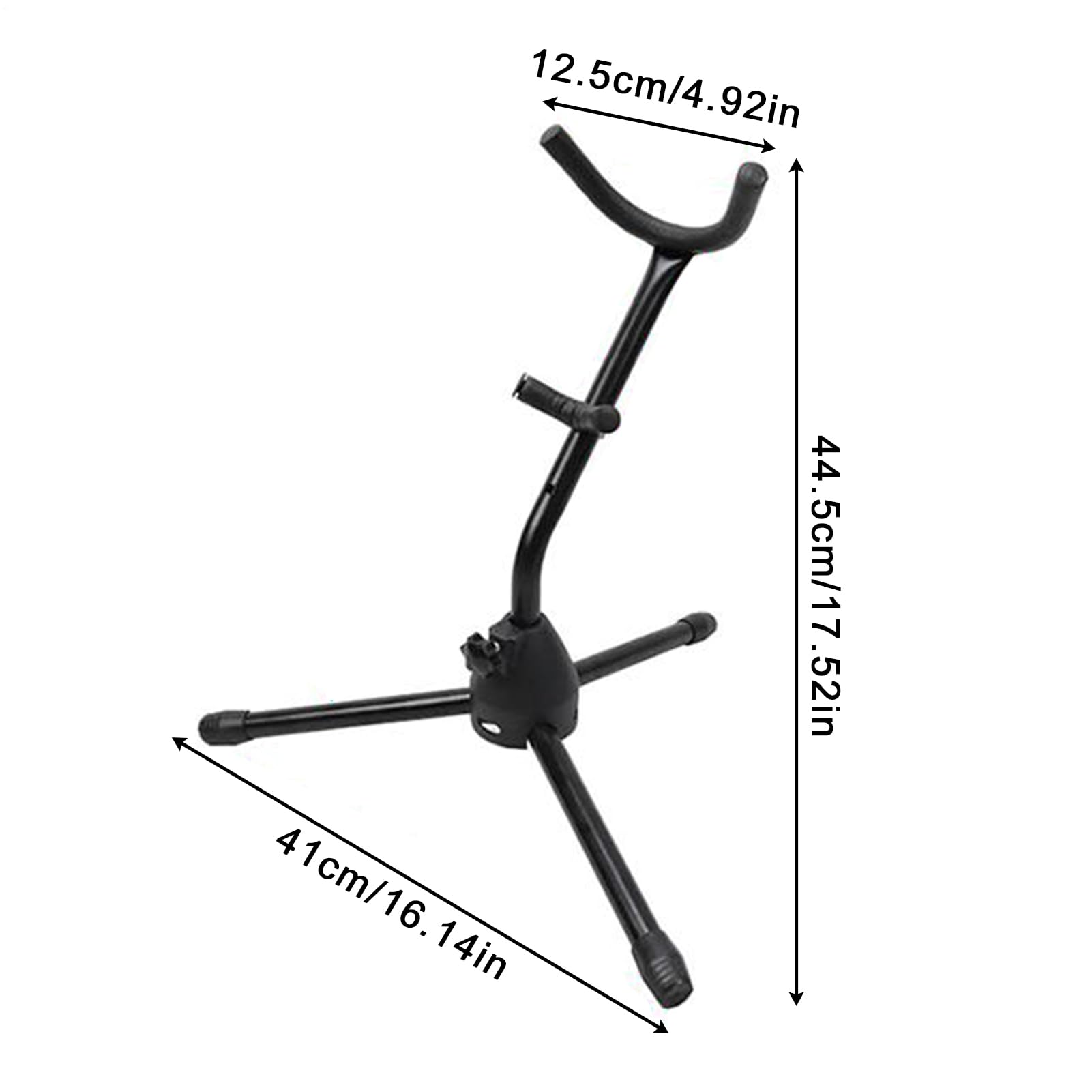 Dreuhuing Support Pliable Saxophone Alto – Support Stable Réglable Pour Pratique, Studio, Orchestre, Jazz, École