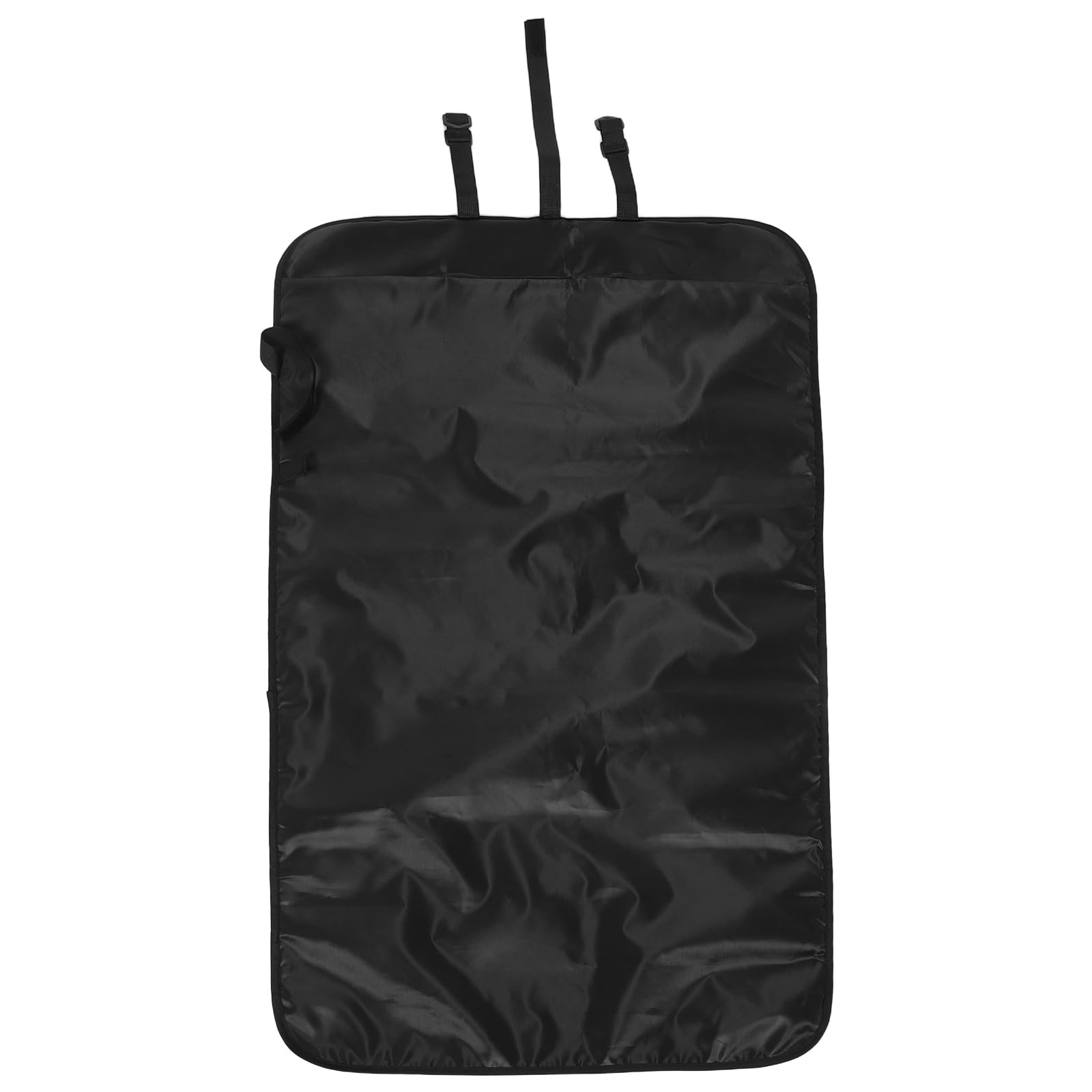 Tappetino da Stiro Portatile Nero in Poliestere per Armadi | Montaggio Semplice con Ganci, Uso Domestico e Viaggio, Cura Tessuti Versatile e Salvaspazio