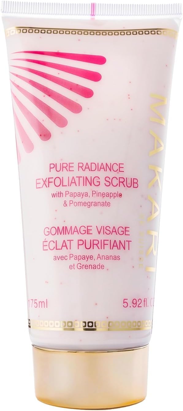 Pure Radiance Exfoliating Face Scrub (5.92 fl oz) | Exfoliating Face & Body Scrub | Skin-Smoothing Formula with Papaya, Pineapple & Pomegranate