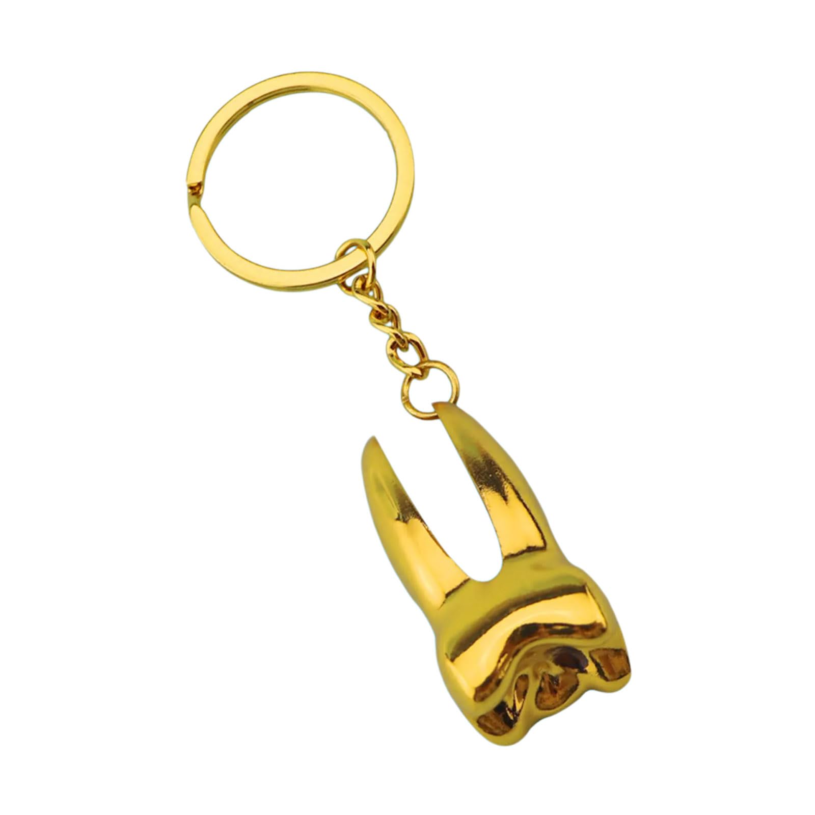 Baodss Creative Dentals Promotional Keychain Simulating Tooth Designs Accessory for Dentists and Orals Care Enthusiasts