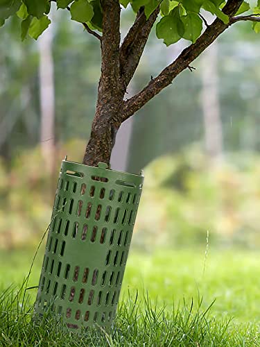 Pacote com 6 protetores de tronco de plantas e árvores, protetor de cascas de árvore de berçário, tu