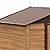 Outsunny 8' x 6' Outdoor Storage Shed, Garden Tool House with Foundation Kit, 4 Vents and 2 Easy Sliding Doors for Backyard, Patio, Garage, Lawn, Brown