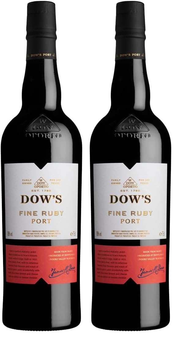 Dow's Port Fine Ruby, 2er Pack (1 x 750 ml)