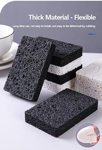 Image of 6 - Pack Non-Scratch Scrub Sponges - Sponges for Dishes and Washing Dishes, Cleaning Sponges for Kitchen Home Office, Magical 3D DIY Art and Craft Suppliers（Mixed）