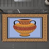 Dos antidérapant : le fond antidérapant est fabriqué en maille PVC de haute qualité qui empêche le tapis de glisser et de tourner et vous protéger, vous et votre famille, de glisser dans la salle de bain. Avertissement : placez le tapis uniquement sur le sol plat Clean Dry. L'eau sous le tapis peut provoquer le glissement. Gardez toujours le tapis au sec.