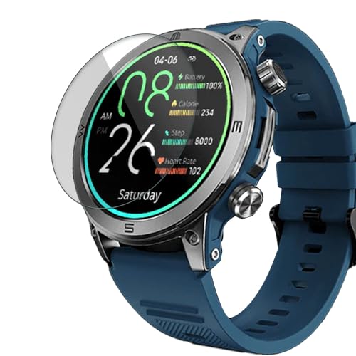 Image of Enlinea PET Smart Watch Screen Guard For Noisefit Endeavour | Pack Of 3 | Edge-To-Edge Protector Coverage | Ultrathin 0.33Mm 9H Anti Shock Flexible Screen Protector (3)