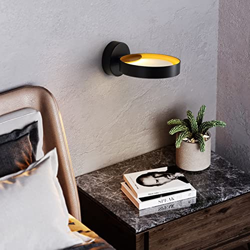 Applique murale moderne à LED 5W noire design haut et bas pour éclairage de salon