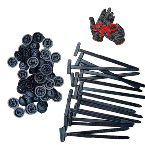 Zip Tie Rivet, Cable Tie Buckle, Nylon Universal Cable Tie Buckle, Automotive Zip Ties, Cable Ties Tool for Car Daily Repair Qui