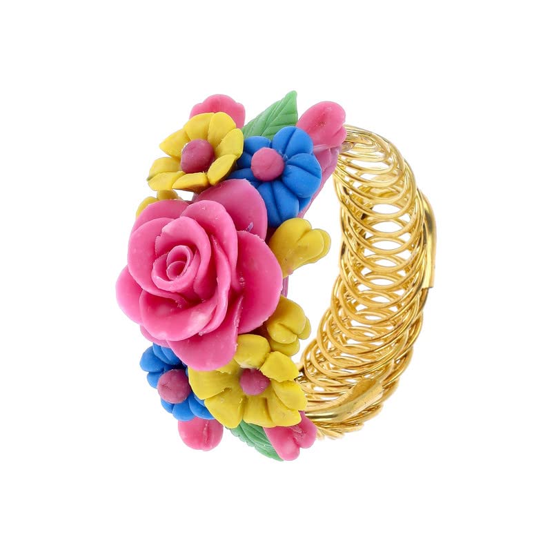 YOU & YOURS KADDA/BANGLE Handmade Artificial Flower Jewellery for Women/Girls - Image 2 thumbnail
