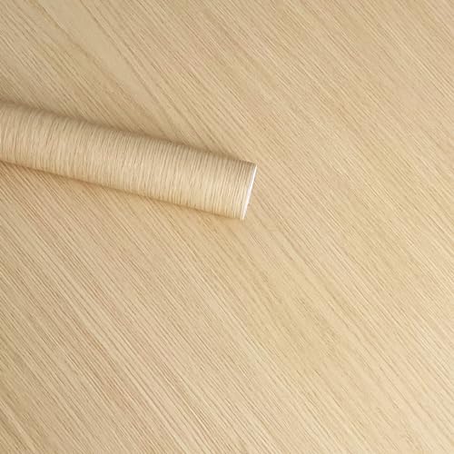 Mejale Lámina adhesiva para muebles con aspecto de madera, PVC resistente al agua, autoadhesiva, lámina decorativa vintage para muebles, mesa, armario, frentes de cocina, lámina decorativa para