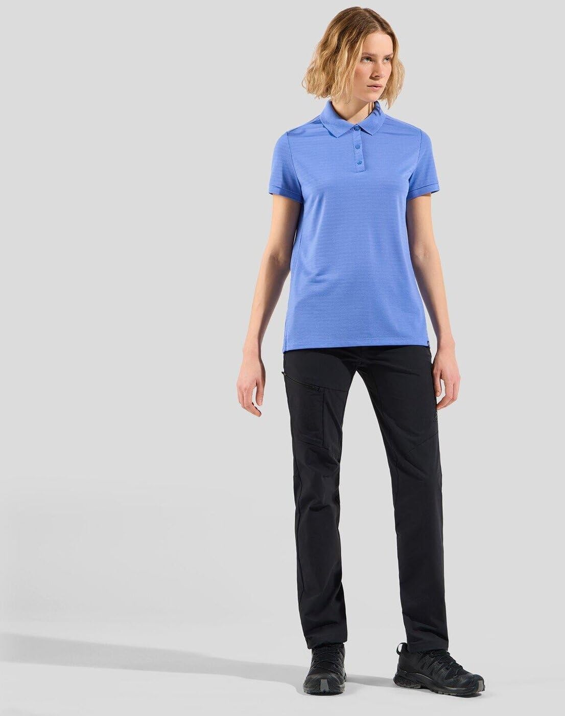 Odlo Polo Ascent con Fibre Naturali Maglietta da Escursionismo Donna