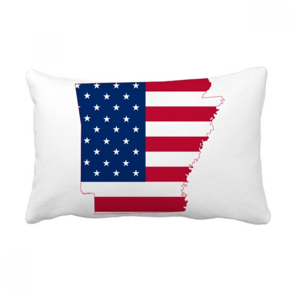 Oreiller lombaire Arkansas multicolore 16x24 pouces ideal sur le canape du salon