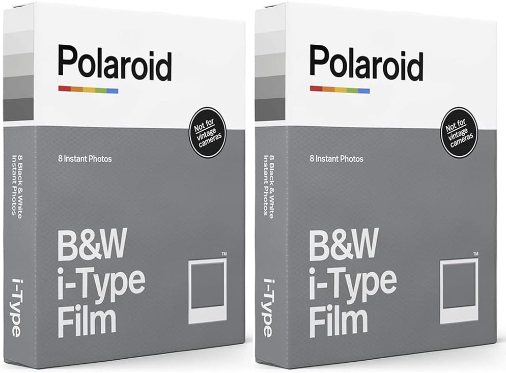Polaroid Originals PRD6001 Black and White Film for Now i-Type and Now Cameras 2 Pack