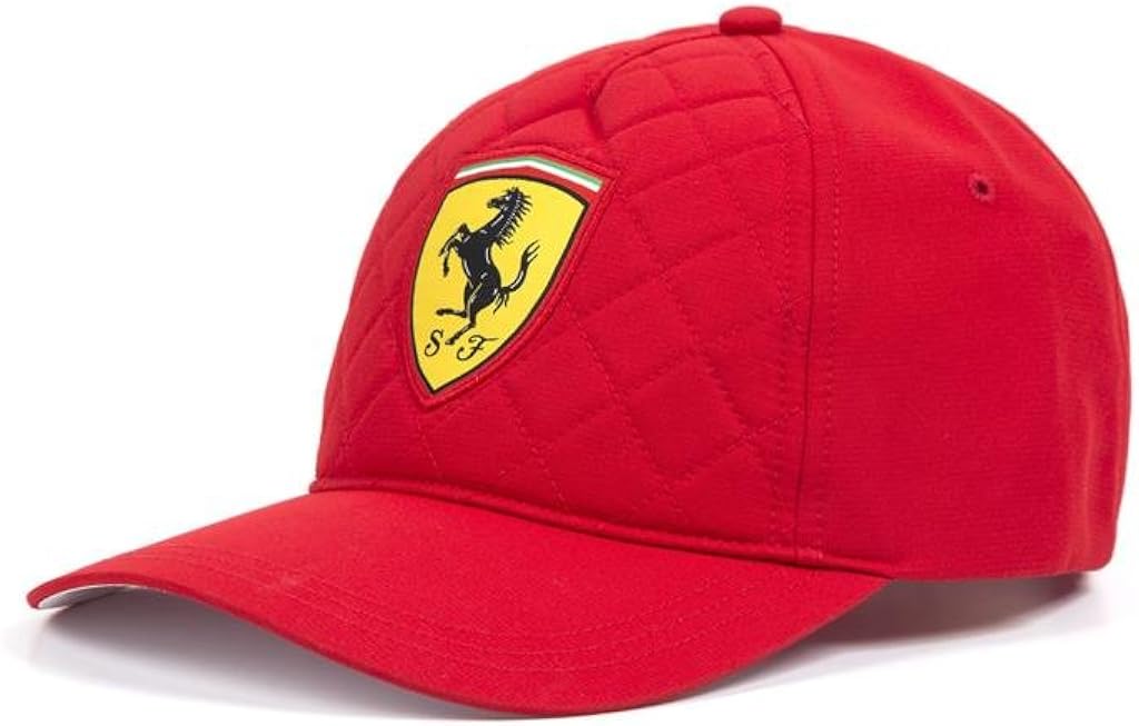 Scuderia Ferrari F1 Red Quilt Stitch Hat Cap