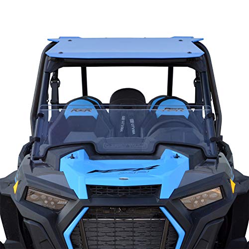 2019 and newer Polaris RZR XP / XP4 1000 / Turbo Half Windshield - SCRATCH RESISTANT - Easy on/Easy off! - Hard Coat - Proudly Made in America!