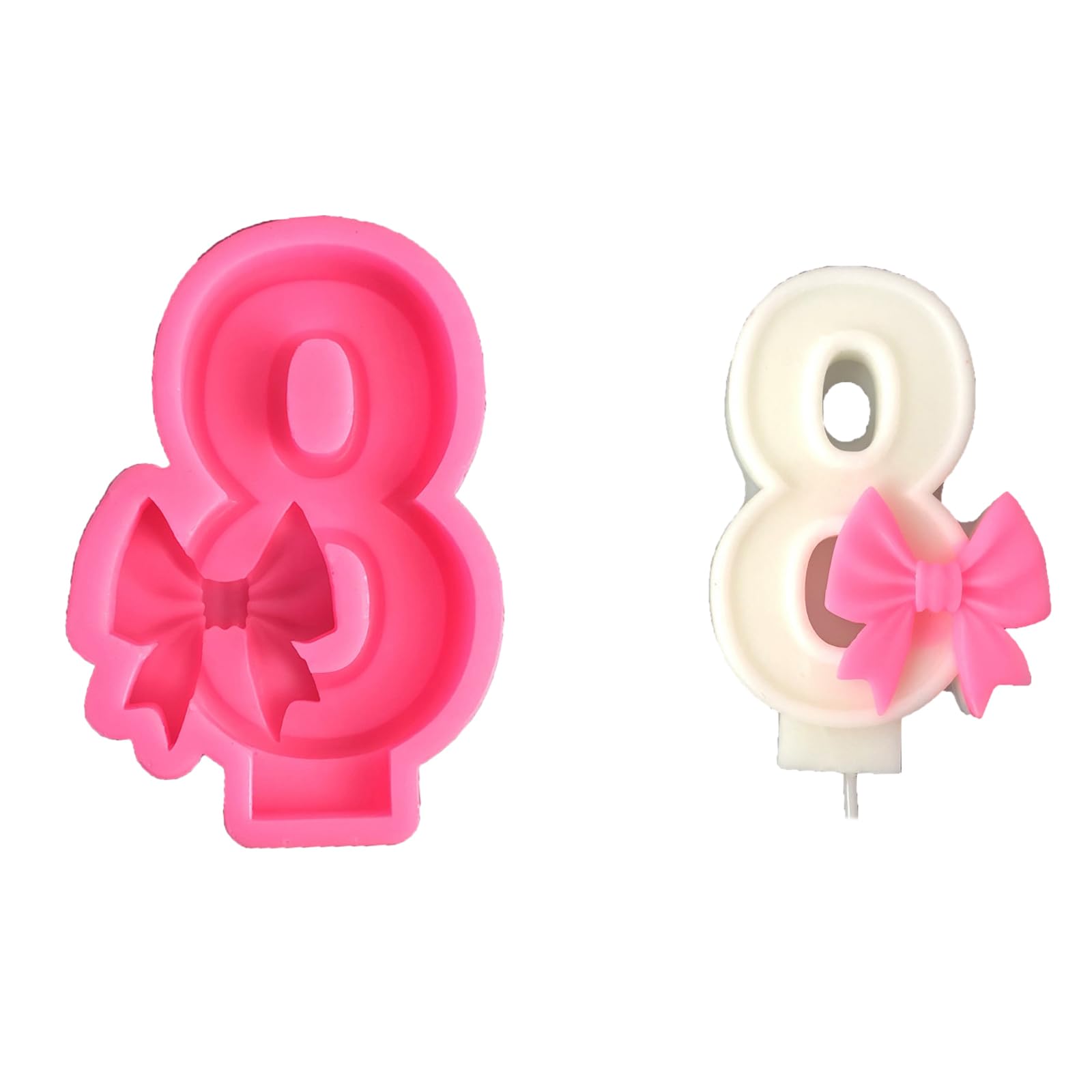 Moule en silicone flexible nœud antiadhésif pour pâte à sucre